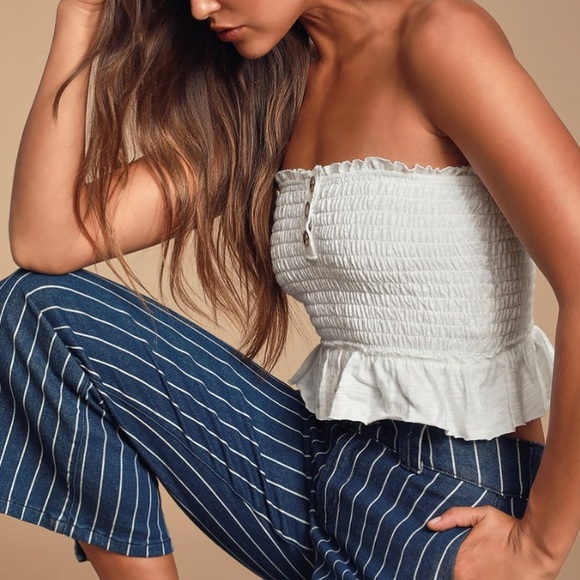 Free People smocked tube top - Picture 3 of 13